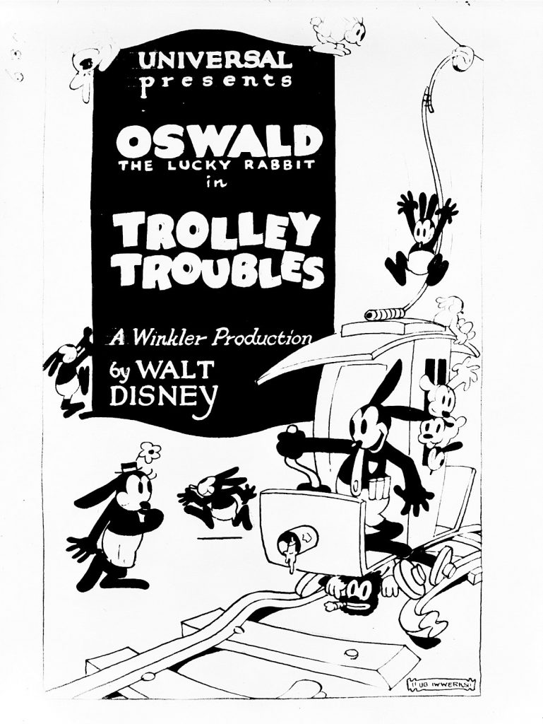 Poster of Trolley Troubles, the second Oswald short film