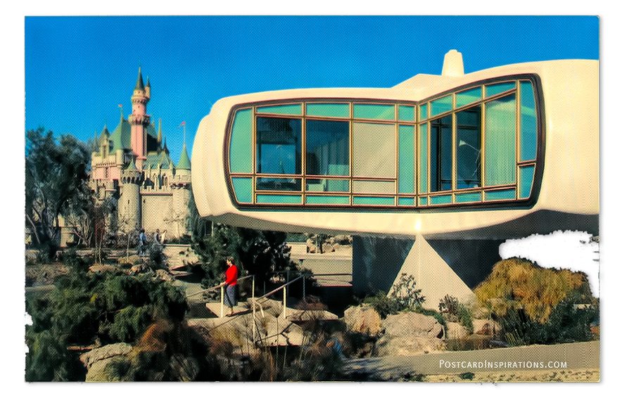 House of Tomorrow – invites guests to tour the home of the future, as sleeping beauty's medieval castle makes a dramatic comparison in the background.