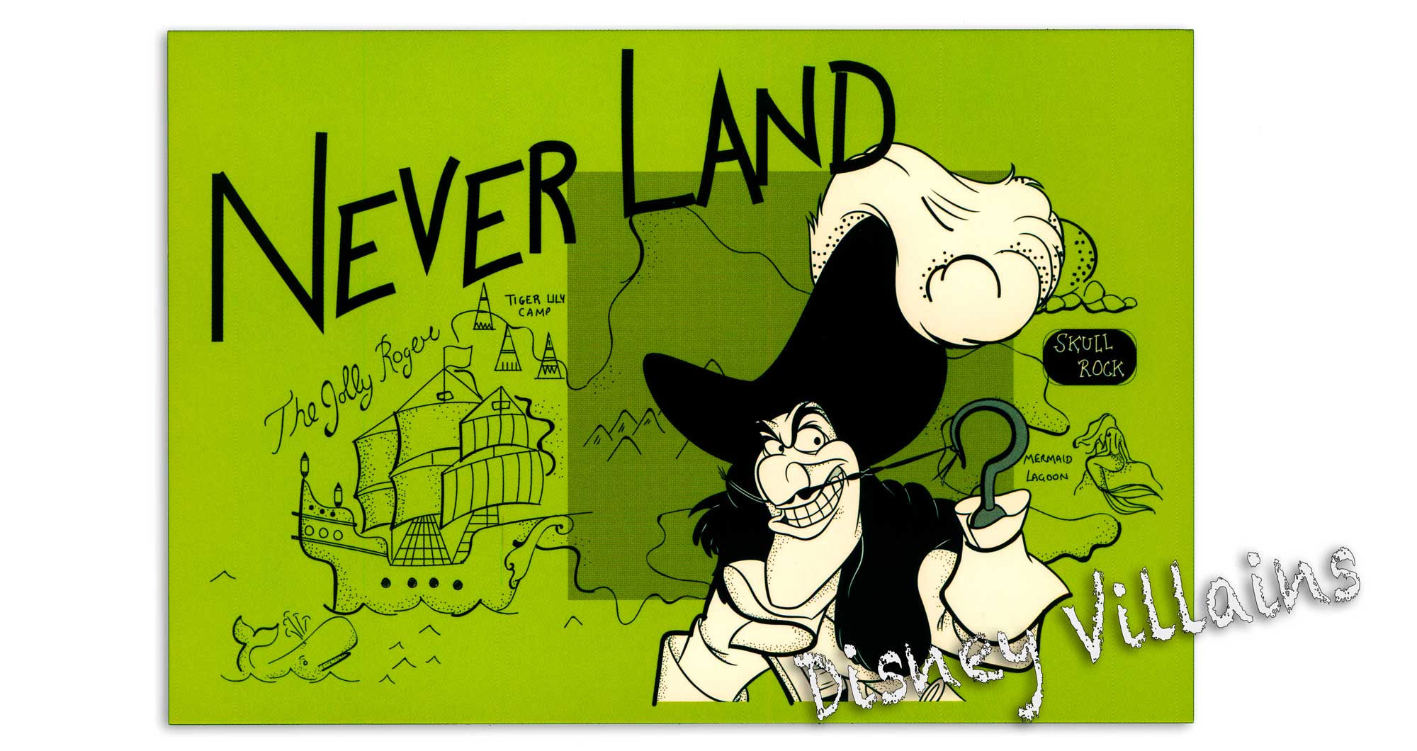Captain Hook: Disney Villains – Postcard Inspirations