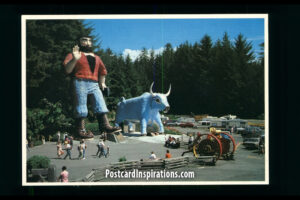 A Postcard from Klamath, California: Paul Bunyan, Babe, and the Roadside Stop You Never Forget