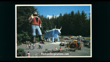 A Postcard from Klamath, California: Paul Bunyan, Babe, and the Roadside Stop You Never Forget