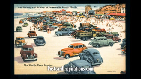 A Postcard from Jacksonville Beach – Then and Now