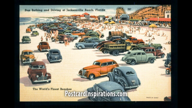 A Postcard from Jacksonville Beach – Then and Now